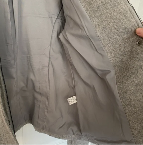 Calvin Klein Wool Military Jacket Size 4 - Picture 9 of 11